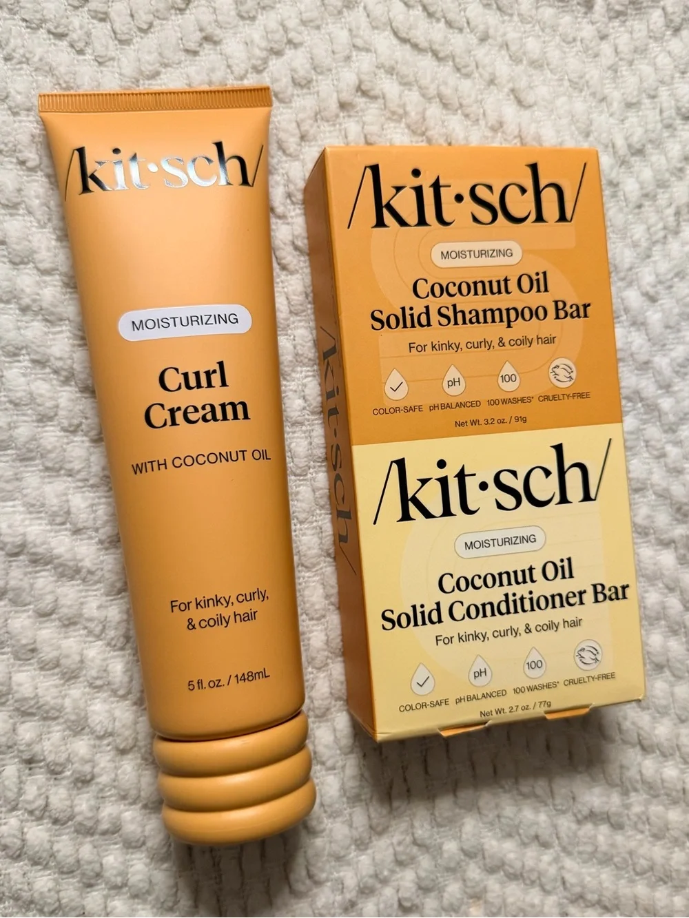 🤍New Kitsch full coconut oil hair care bundle🤍